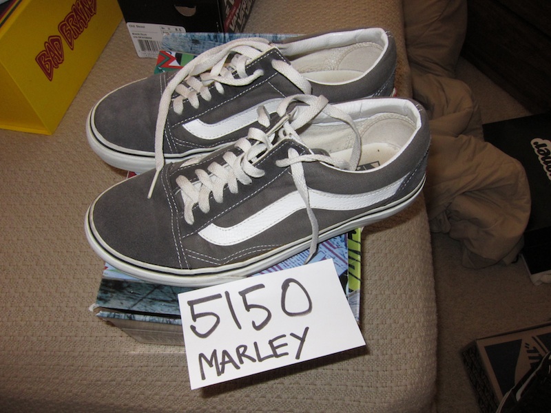 Solo pair of grey Vans