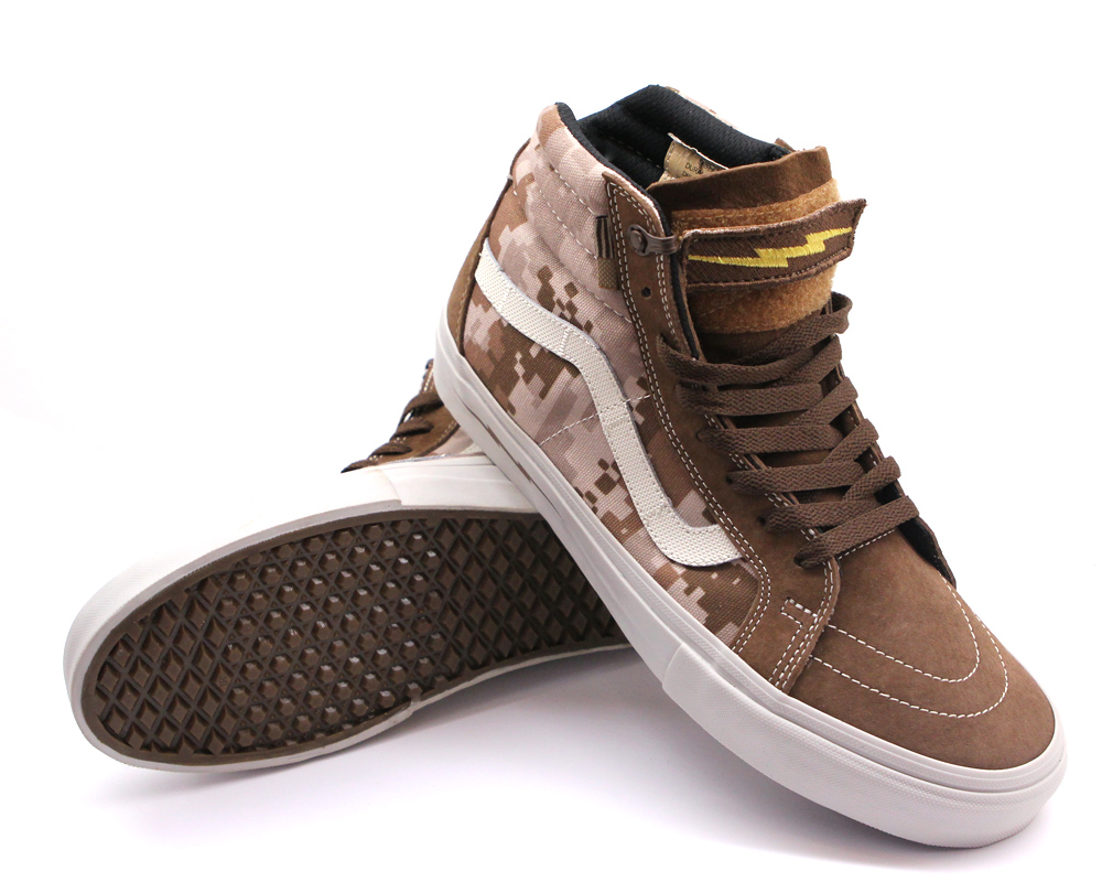 Vans syndicate sk8 hi notchback pro s hotsell defcon brown