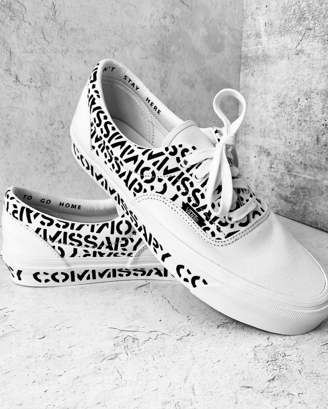 Vans x Commissary – Era 95 DX (White/Black) (Auction For Commissary Lounge  on 4.8.21) @commissarystore - Under The Palms