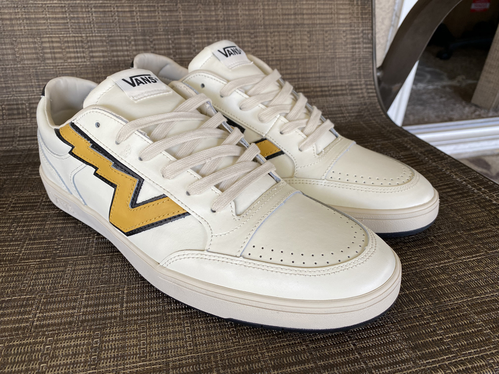 Lightning bolt vans yellow hot sale