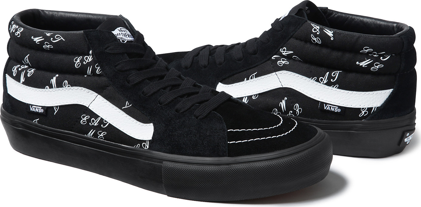 Vans x Supreme – Sk8-Mid “Eat Me” (Fall 2015) - Under The Palms